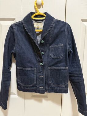 Denim & Supply Ralph Lauren S EUC near new nautical buttons Shawl-Collar denim
